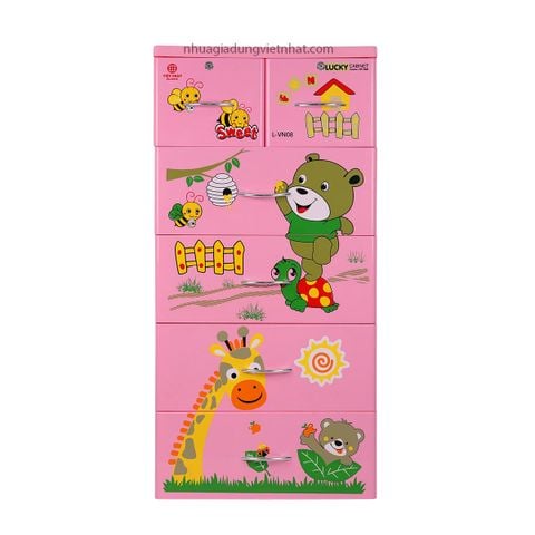  Tủ Lucky 5T 3865 - Gấu rùa 