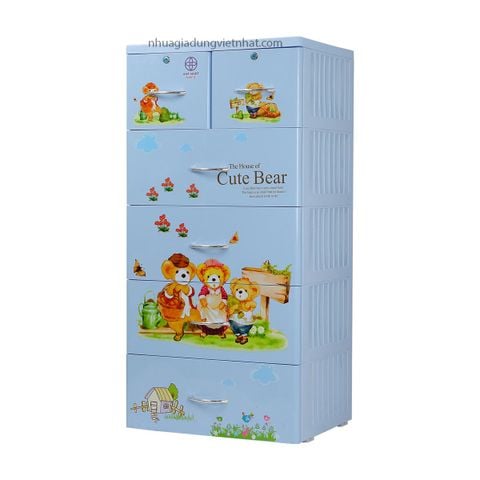  Tủ Lucky 5T 3865 - Gấu vàng 