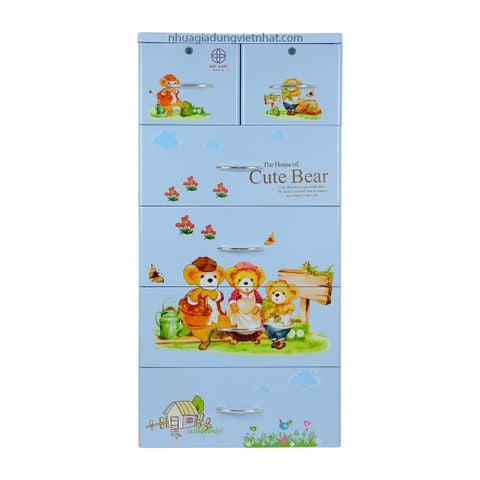  Tủ Lucky 5T 3865 - Gấu vàng 