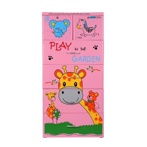  Tủ Lucky 5T 3865 - Hươu cao cổ 