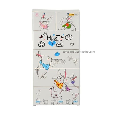  Tủ Lucky 5T 3865 - Thỏ 