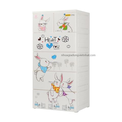  Tủ Lucky 5T 3865 - Thỏ 