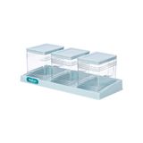  Lọ gia vị vuông bộ 3 Hokori 2941 