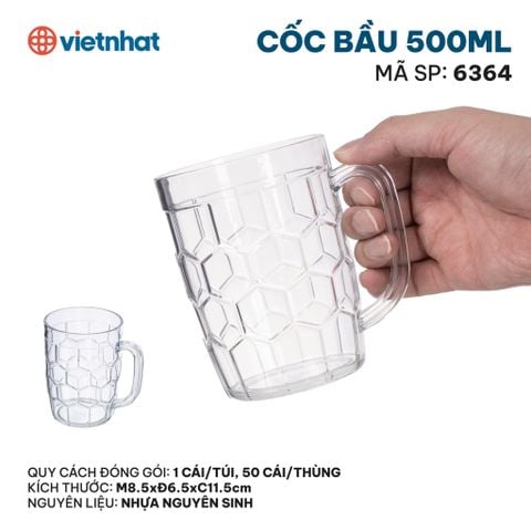  Cốc bầu 500ml 6364 