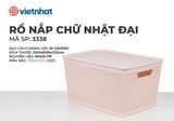  Rổ nắp chữ nhật đại 3338 