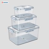  Hộp thực phẩm chữ nhật bộ 3 Hokori 6560 