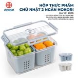  Hộp thực phẩm chữ nhật 2 ngăn Hokori 6570 