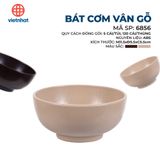  Bát cơm vân gỗ 6856 