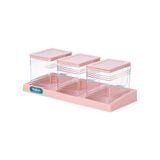  Lọ gia vị vuông bộ 3 Hokori 2941 