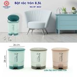  Bật rác tròn 8.5L 8022 