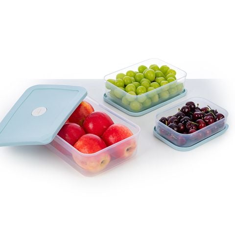  Bộ 3 hộp thực phẩm chữ nhật tiện ích Hokori 6596 (1,2,3) 