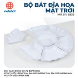  Bộ bát đĩa hoa mặt trời 6836 