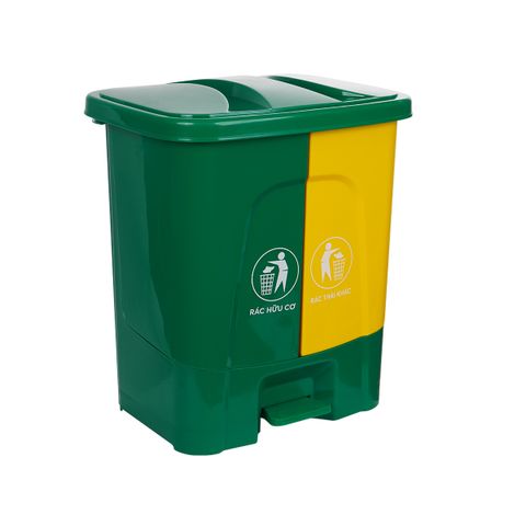  Bật rác hai ngăn 8020 