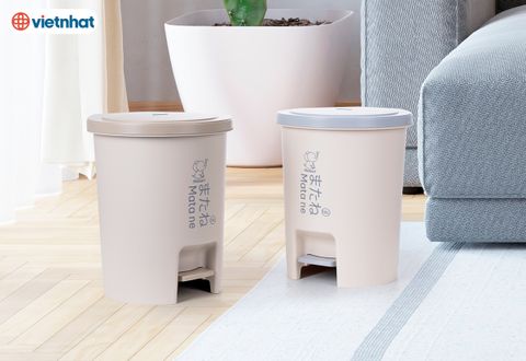  Bật rác tròn 12L Hokori 8069 