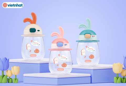  Bình nước tai thỏ 600ml Hokori 0083 