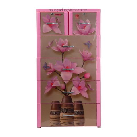  Tủ Funny 5T hình 3D 3821-1 Hoa 