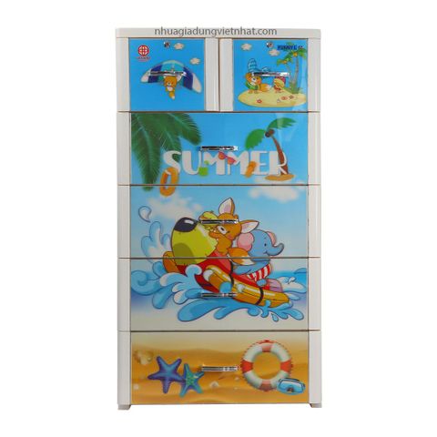  Tủ Funny 5T hình 3D 3821-1 Summer 