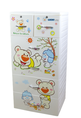  Tủ Lucky 5T 3865 - Gấu nằm 