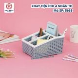  Khay tiện ích 4 ngăn to 5688 