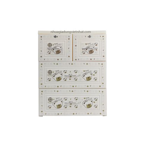  Tủ Baby 3T 3833 - Gấu ghi 