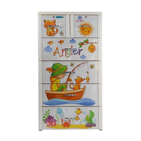  Tủ Funny 5T 3821 - Bé câu cá 
