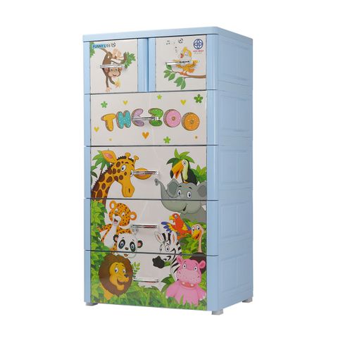  Tủ Funny 5T 3821 - Vườn thú 