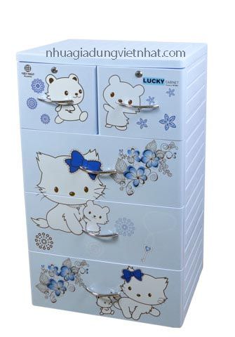 Tủ Lucky 4T 3864 - Mèo Kitty 