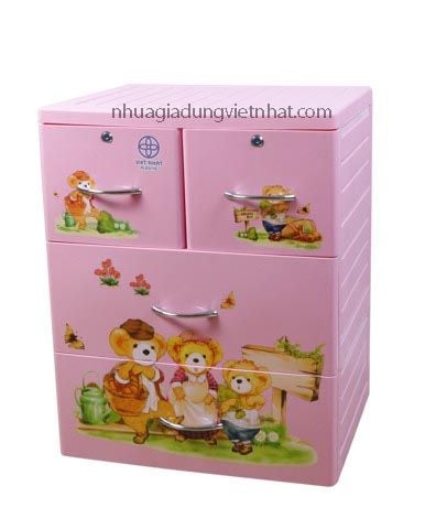  Tủ Lucky 3T 3863 - Gấu vàng 