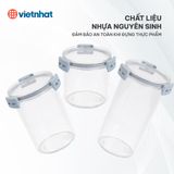  Hộp đựng đồ khô tròn 800ml Hokori 6593 