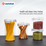  Hộp đựng đồ khô tròn 1600ml Hokori 6595 