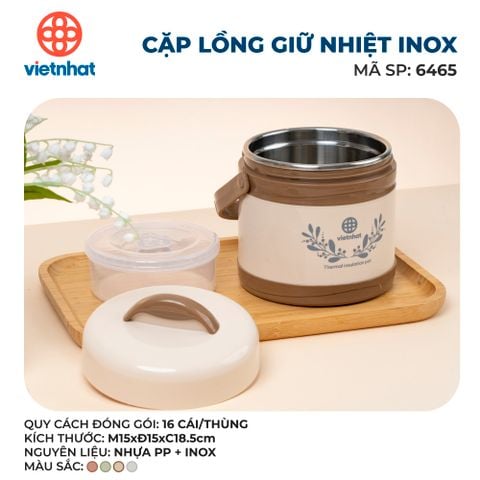  Cặp lồng giữ nhiệt inox 6465 