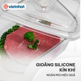  Hộp lạnh chữ nhật Tomei 2000ml Hokori 6561 