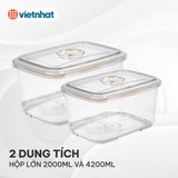  Hộp lạnh chữ nhật Tomei 4200ml Hokori 6562 