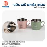  Cốc giữ nhiệt inox 6351 