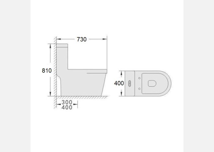  Bệt vệ sinh liền khối W083 