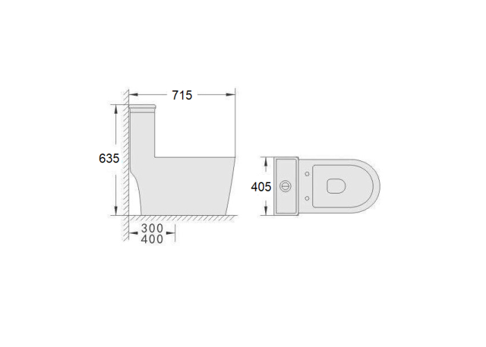 Phá kho giảm giá toàn bộ bệt vệ sinh liền khối