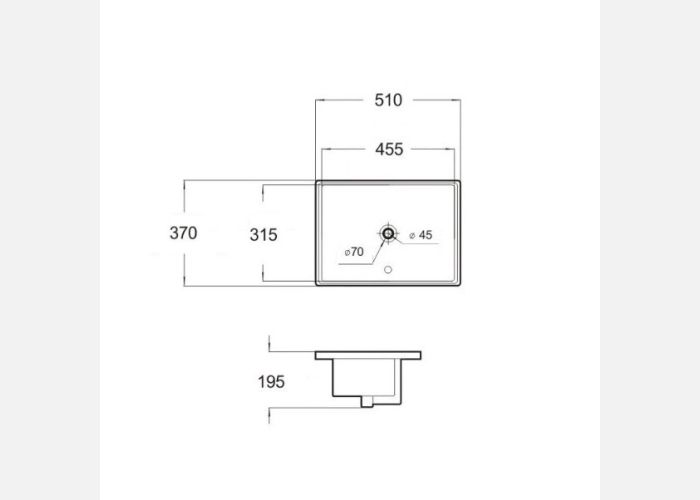  Chậu rửa mặt âm bàn 320U 