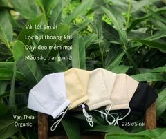 KHẨU TRANG VẢI MUSLIN NGƯỜI LỚN