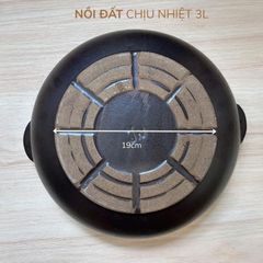 NỒI ĐẤT CHỊU NHIỆT 3L
