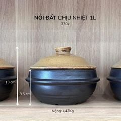 NỒI ĐẤT CHỊU NHIỆT 1L