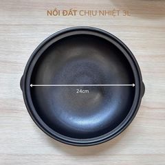 NỒI ĐẤT CHỊU NHIỆT 3L