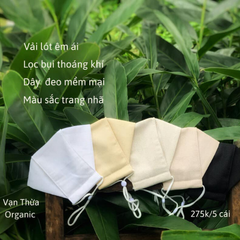 KHẨU TRANG VẢI MUSLIN NGƯỜI LỚN