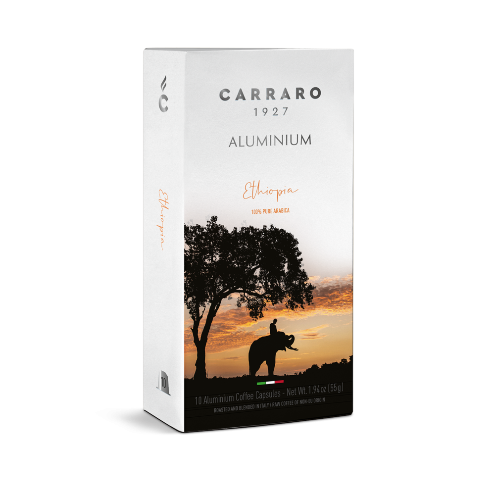  Cà phê viên nén nhôm Carraro Ethopia 