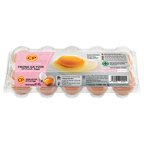  Trứng gà số 2 (hộp 10 quả) 