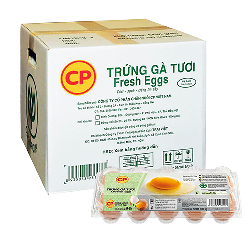 Trứng gà số 3 (Thùng 150 quả) 