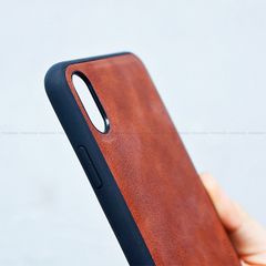 Ốp lưng da iPhone XSmax X-level - Leather Case
