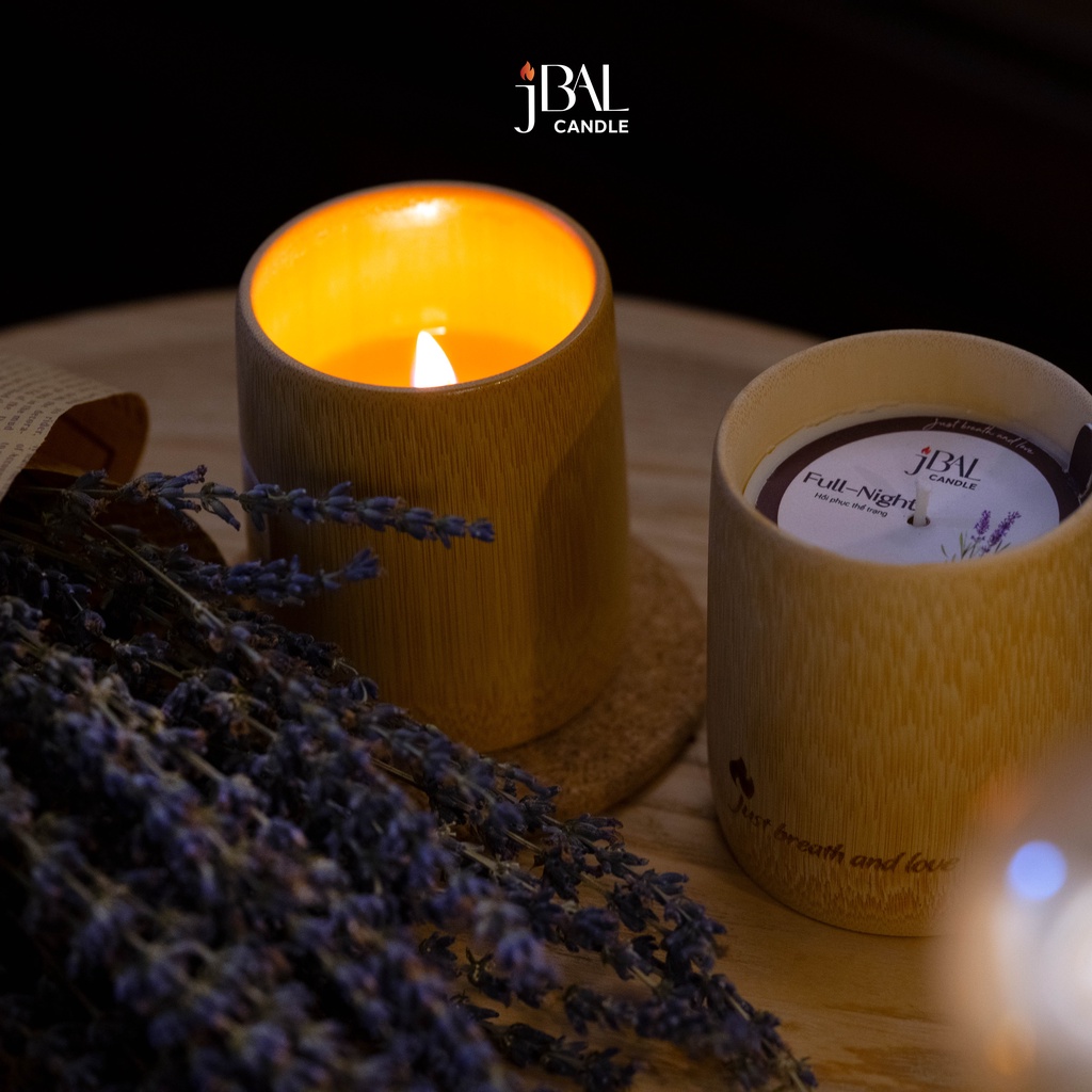 Full Night Candle Nến thơm cho Hỗ trợ giấc ngủ, Hồi phục thể trạng