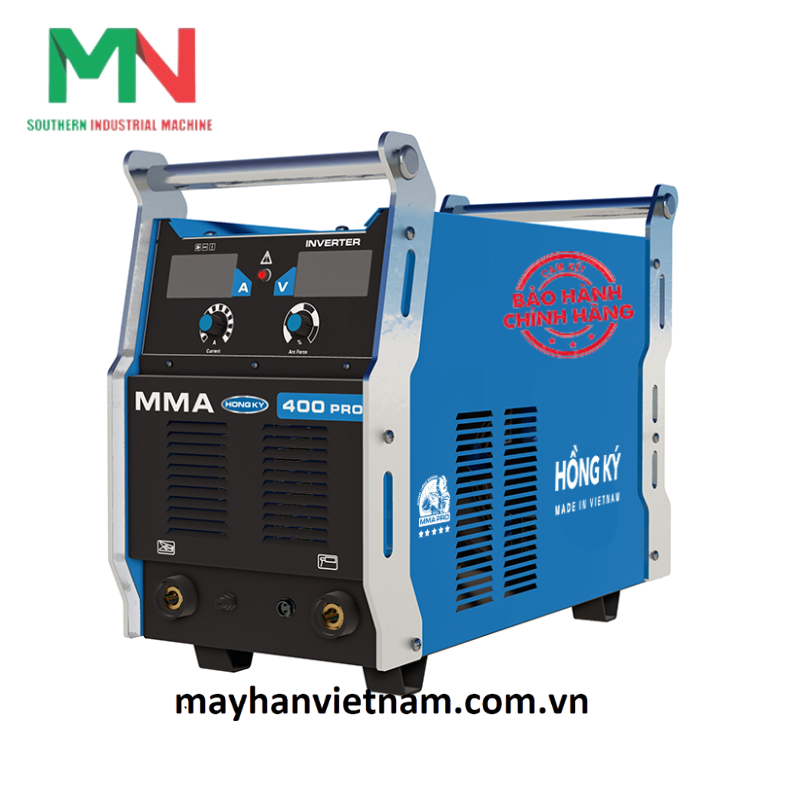  Máy hàn que điện tử inverter Hồng Ký MMA 400PRO 14KVA / 380V - Hàn chính hãng 