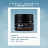 Kem dưỡng ẩm làm dịu da Klairs Midnight Blue Calming Cream ( Lọ 30ml ) 