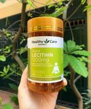  Viên uống Mầm Đậu Nành Úc Super Lecithin 1200mg Healthy Care - 100 viên 